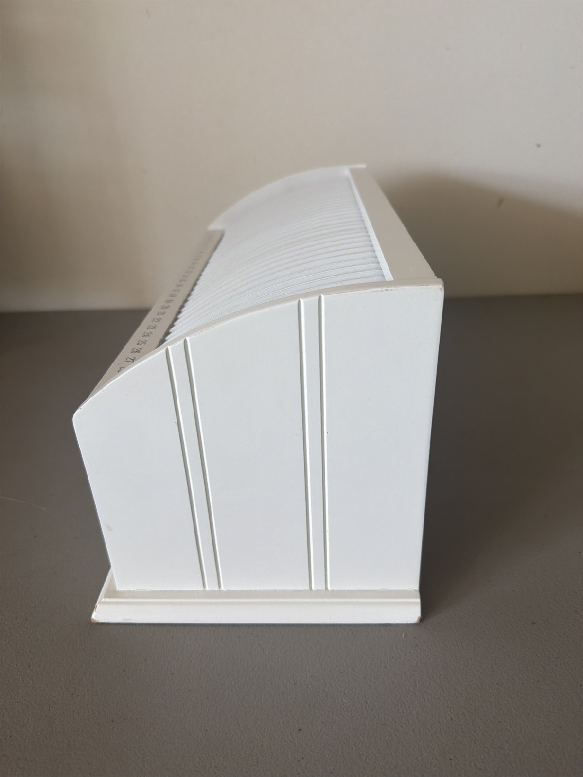 31 Day Wood Monthly Bill Letter Mail Sorter Desk Organizer Numbered w Drawer