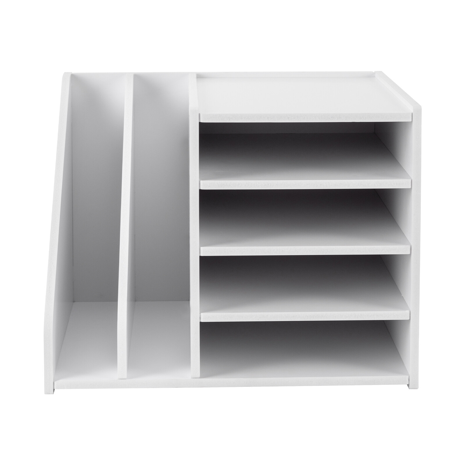 6-Tier PVC File Holder Organizer with Ample Storage Space, 15.35″ x 12.16″
