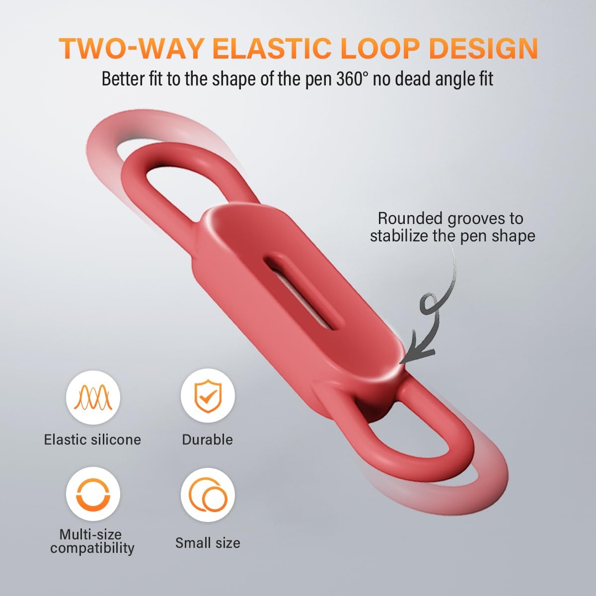 Magnetic Pen Holders Set of 12,Silicone Adjustable Pen Pencil Holder,Flexible…