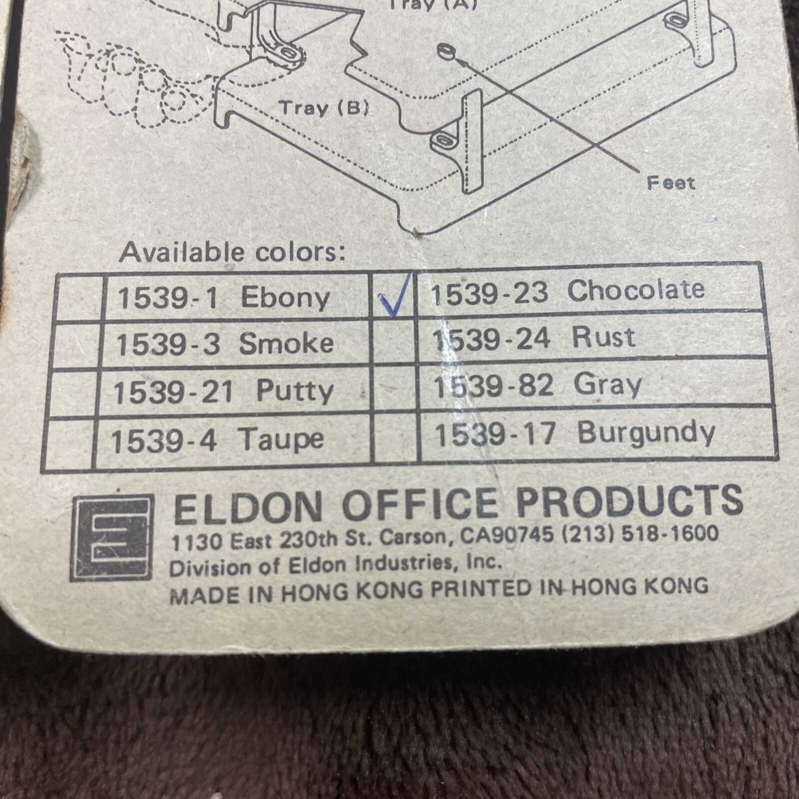 Eldon Image 1500 No 1539 Stacking Supports For Legal Or Letter Size Trays 2 Pkgs