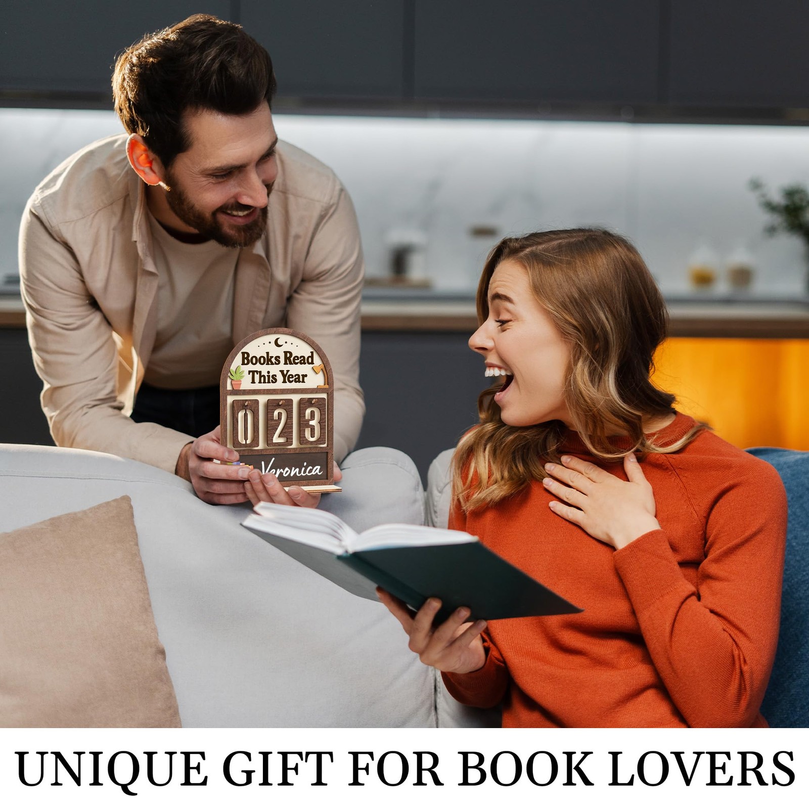 Books Read This Year Counter Valentines Day Gifts For Women Readers, Personal…