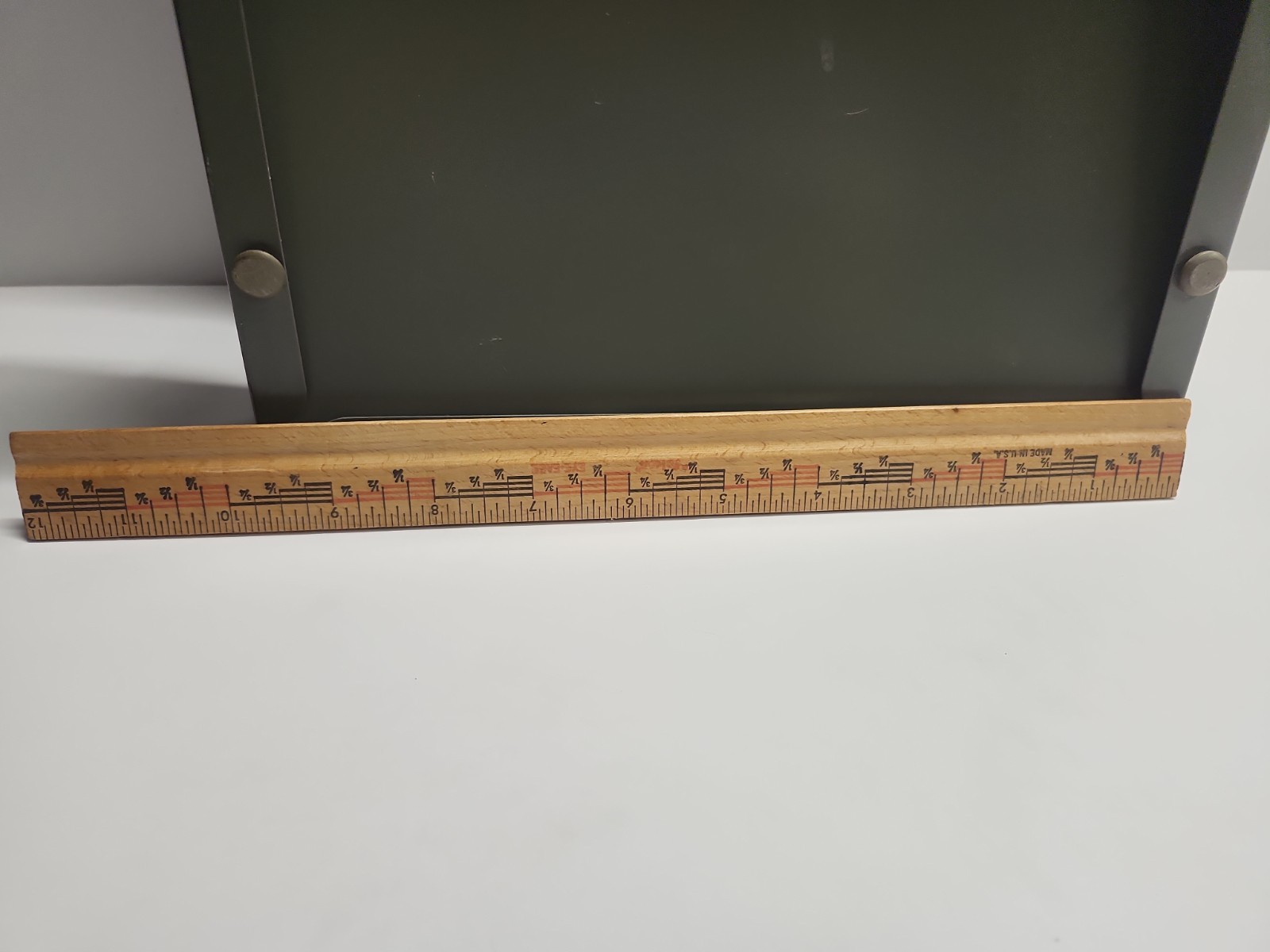 Vintage Globe-Wernicke 2 Tier Metal Paper Tray File Organizer Mid-Century Grey