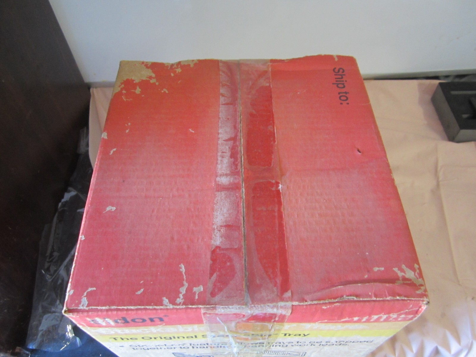 Vintage ELDON Plastic Trays 6 Pack Brand New in Box ( hard to find like that)
