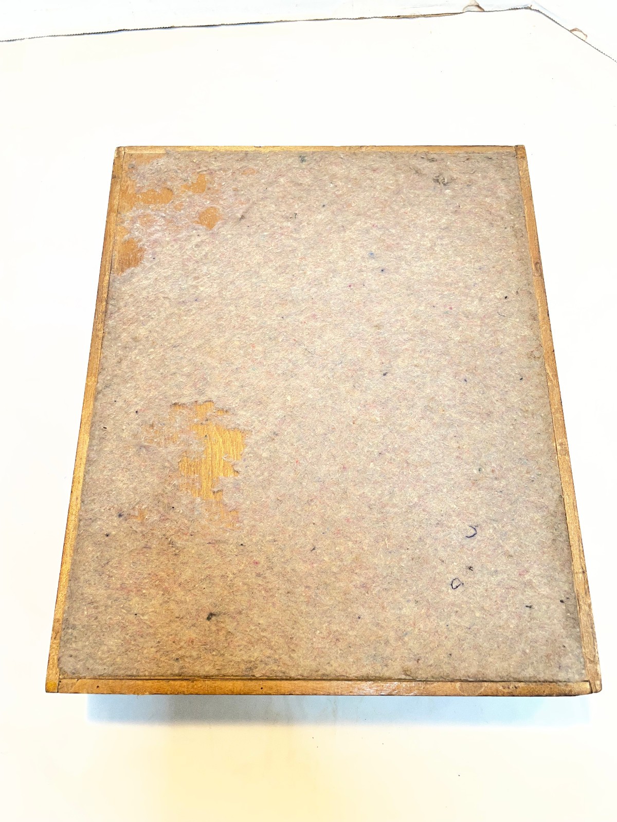 Vintage Hedges Files 1721 Dovetail Wood Box Letter File Desk Paper Tray