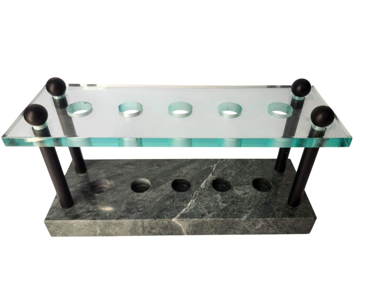 Marble like material holder for accessories writing pens or barware holder desk