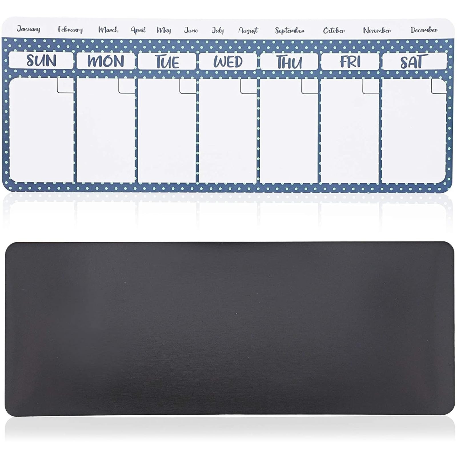Juvale Dry Erase Weekly Calendar Magnet – Magnetic for white
