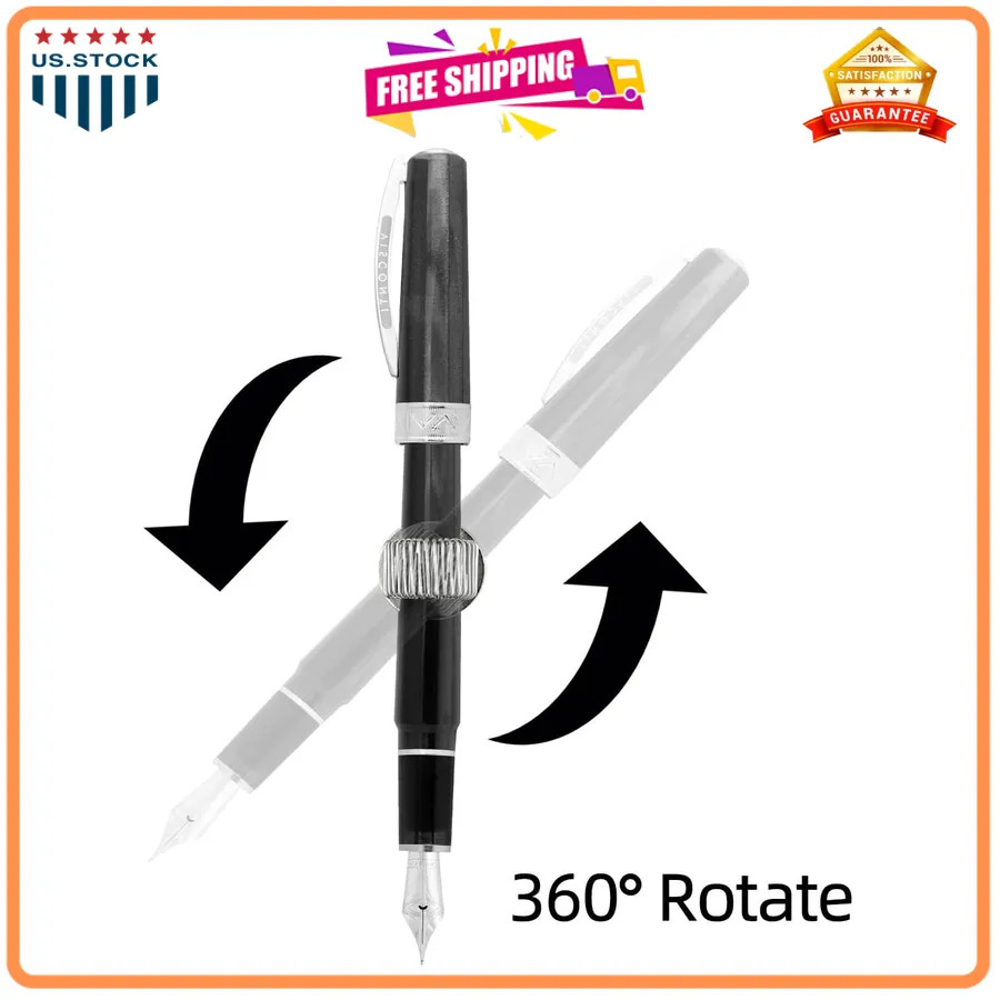 8 Pcs Adjustable Spring Pen Holder Clips Self Adhesive Manganese Steel Silver