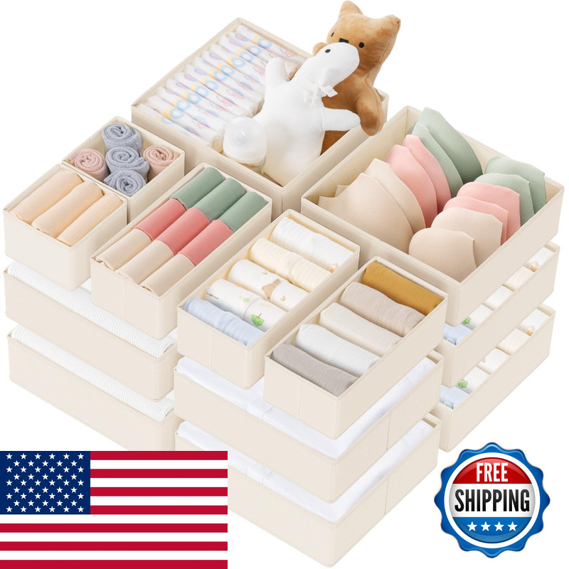 Criusia Drawer Organizer Clothes 21 Pack Dresser Organizer For Baby Clothes