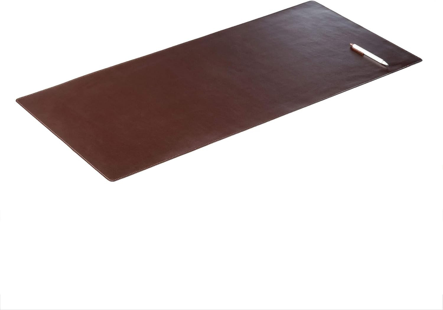DACASSO Bonded Leather No Core Rollable Desk Mat/Pad – Luxury Leather Desk Blott