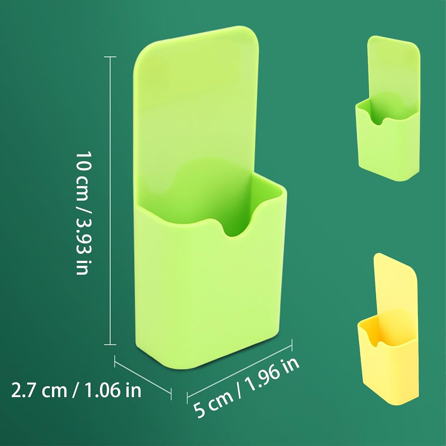 2Pcs Pencil Holders Magnetic Pencil Holder Makeup Brush Organizer Desktop Statio