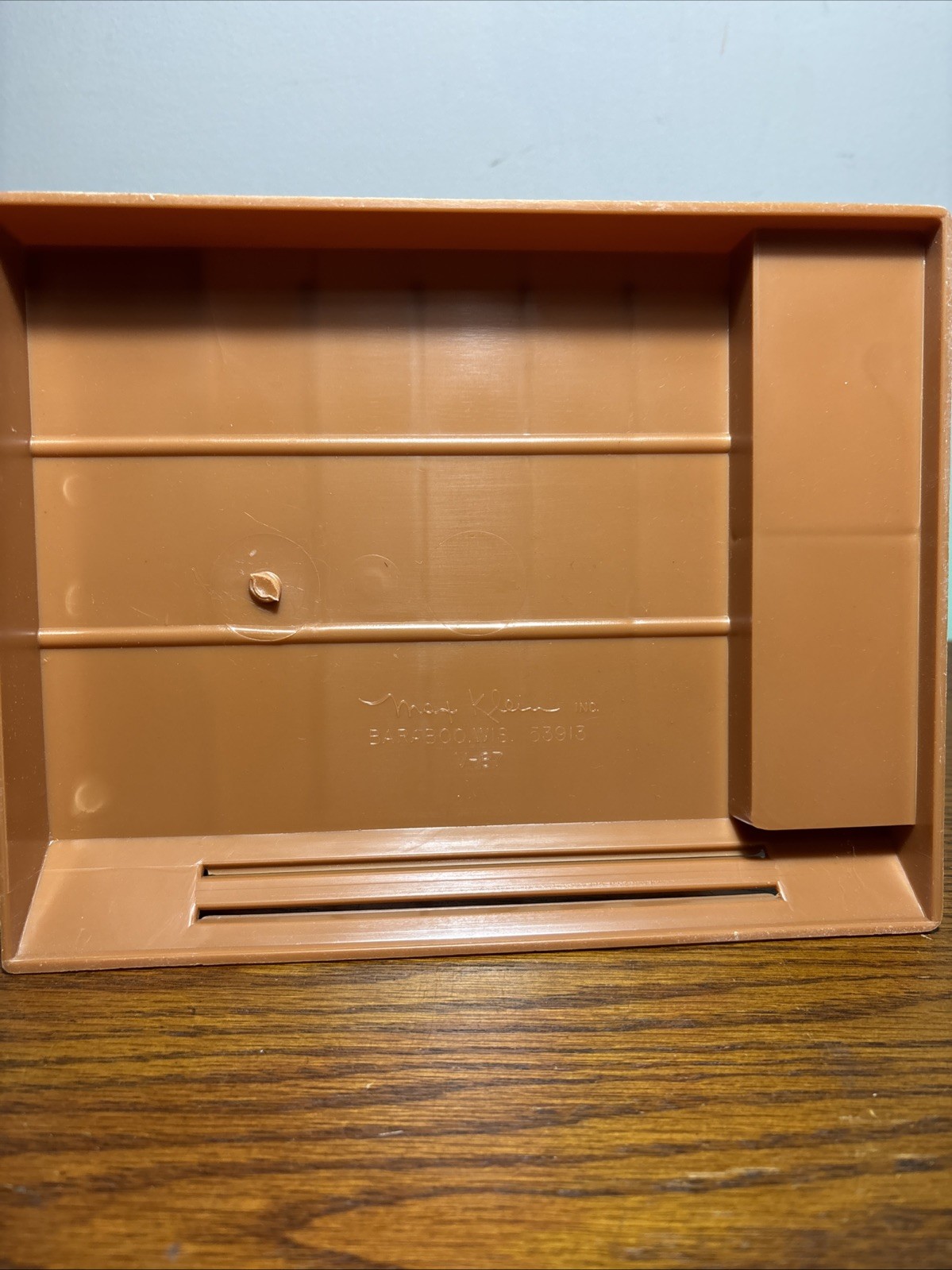 Vintage MCM Retro Max Klein Desk Office Organizer Paper Mail Pens Coins Clips