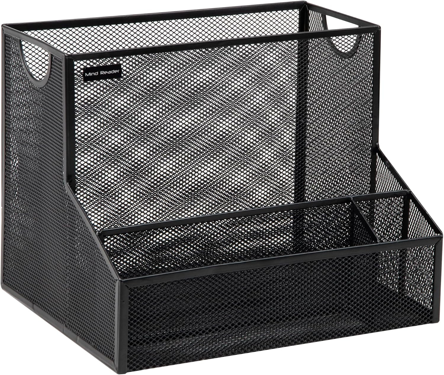 Desktop Organizer with Hanging File Storage, 4 Compartment Letter Size File Hold
