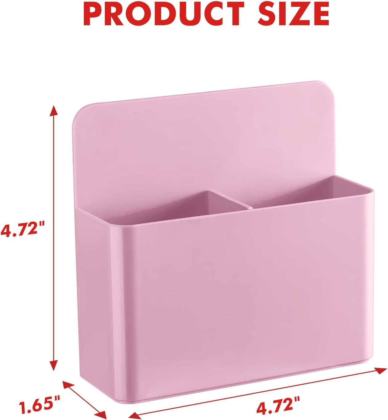 2 Pack Plastic Magnetic Pen Holder for Refrigerator, Dry Erase Marker Holder for