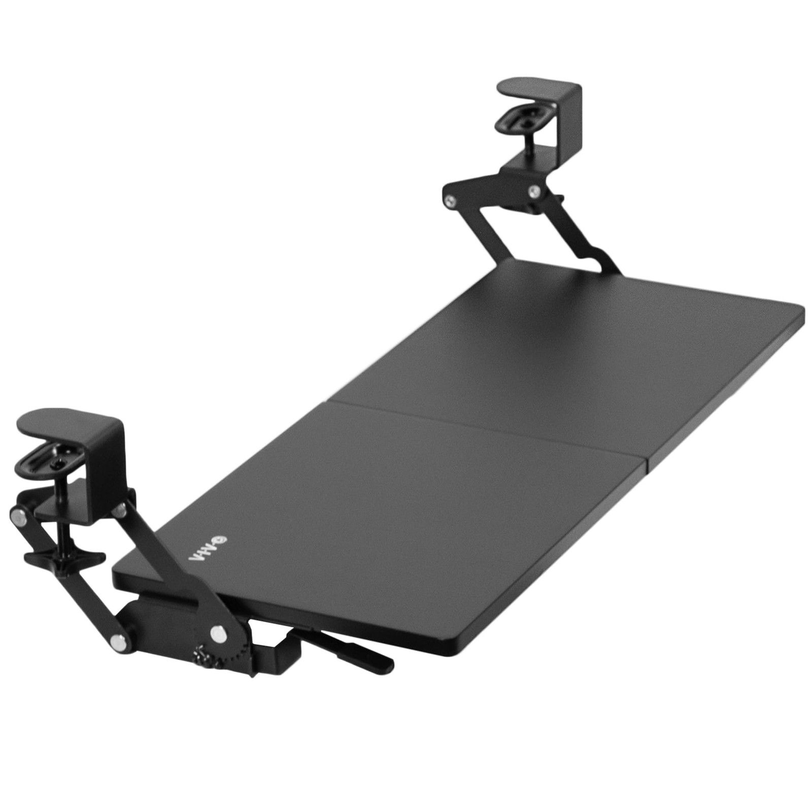 VIVO Large Clamp-on 27 (33 Including Clamps) x 11 inch Computer Large, Black