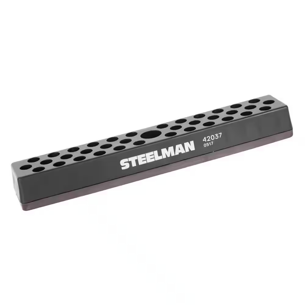 7 In. W X 1/4 In. Hex Magnetic Bit Storage Organizer