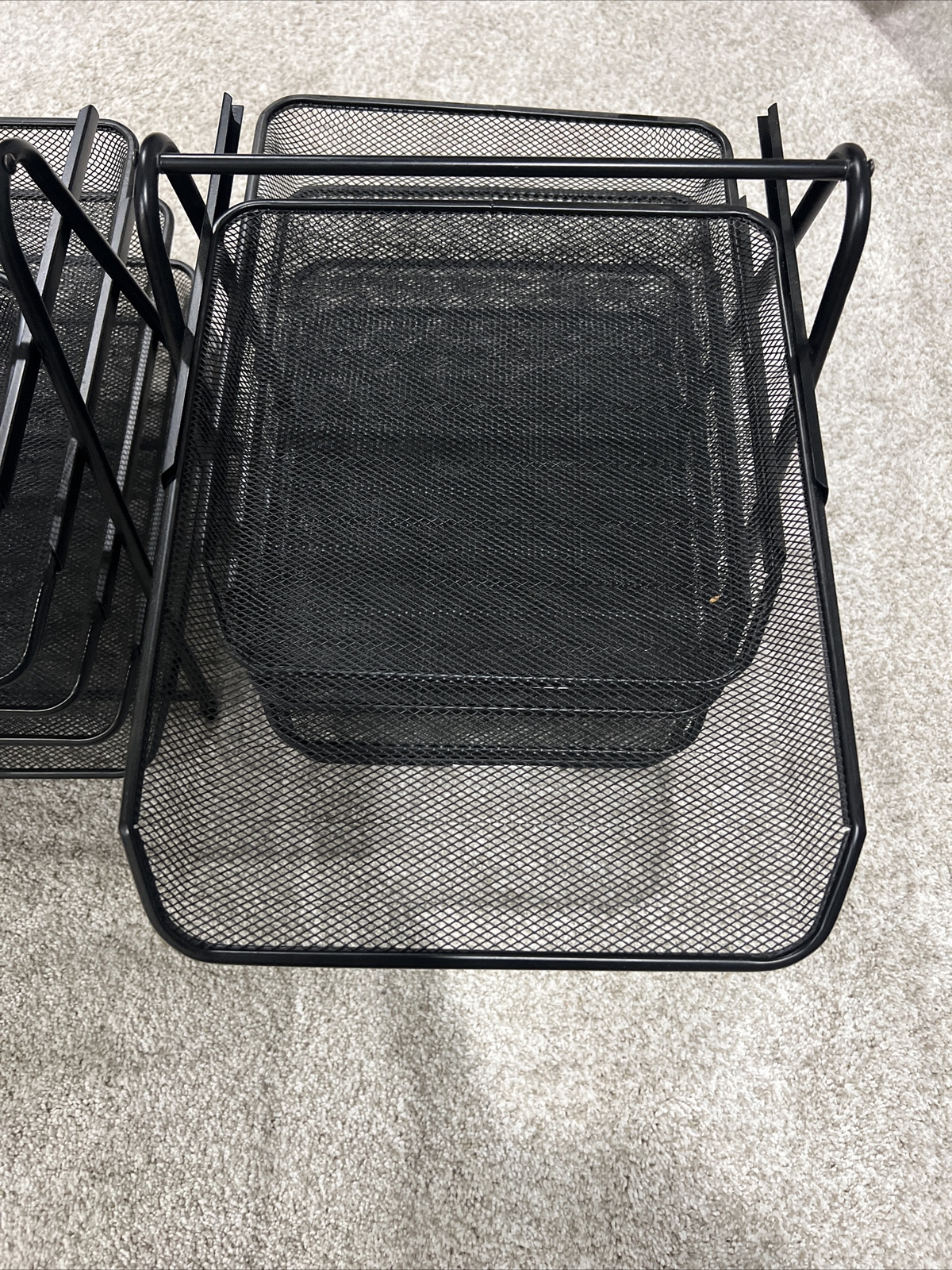 Desk Organizer Mesh Paper Tray 5Tier Heavy Duty Lightweight Steel Home OfficeUse