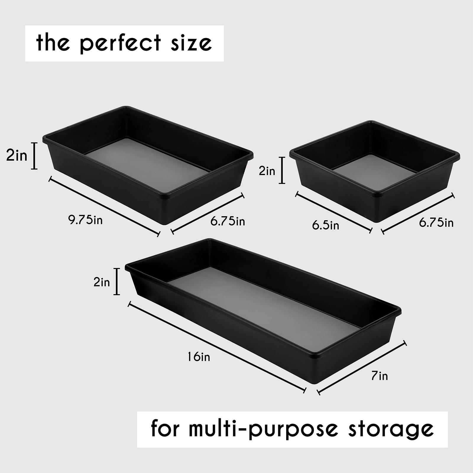 Drawer Organizers 3-Size | Office Kitchen Desk Junk Drawer Organizer | Organi…