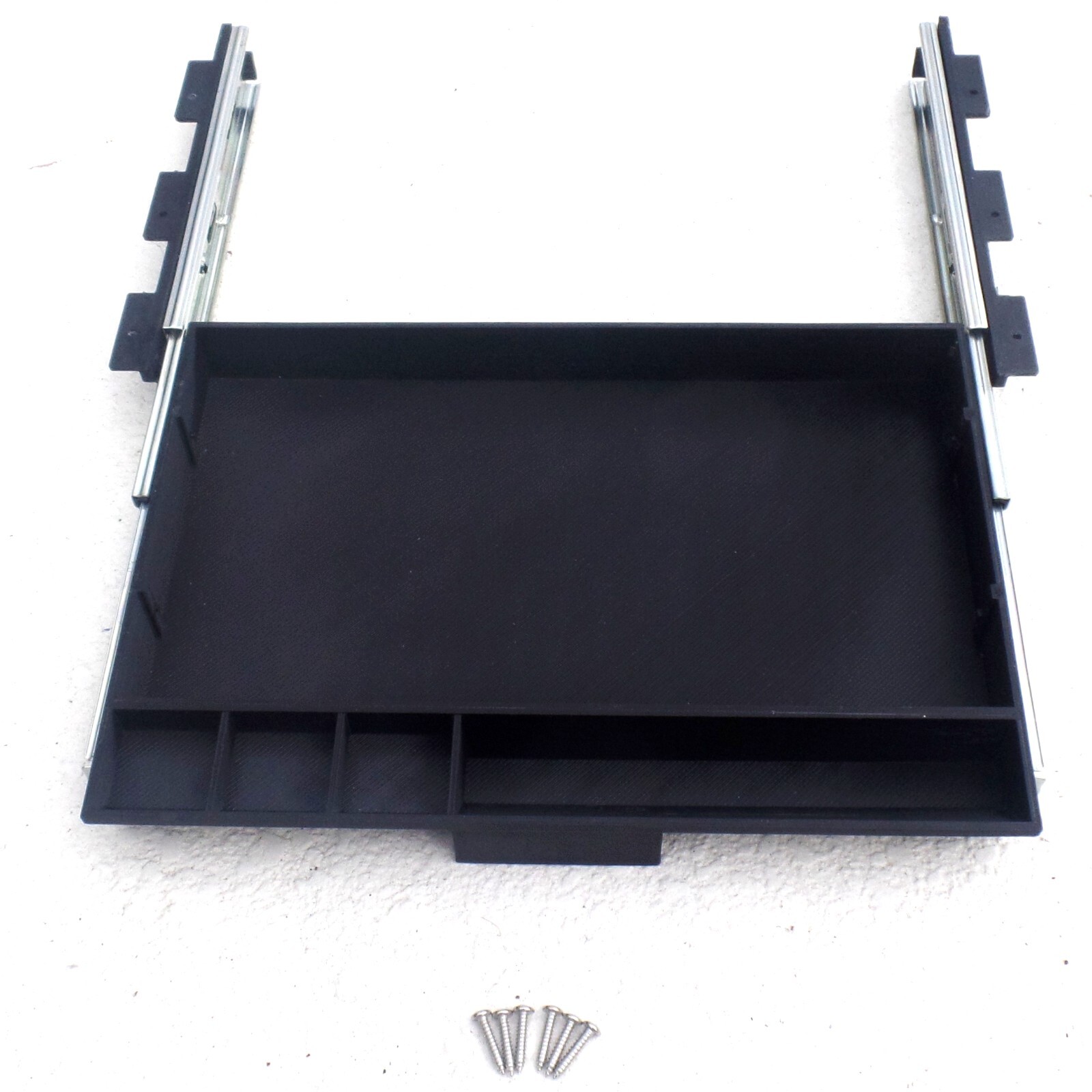 Large Under Desk Pencil Drawer with Ball bearing Guides Tray Organizer Slides