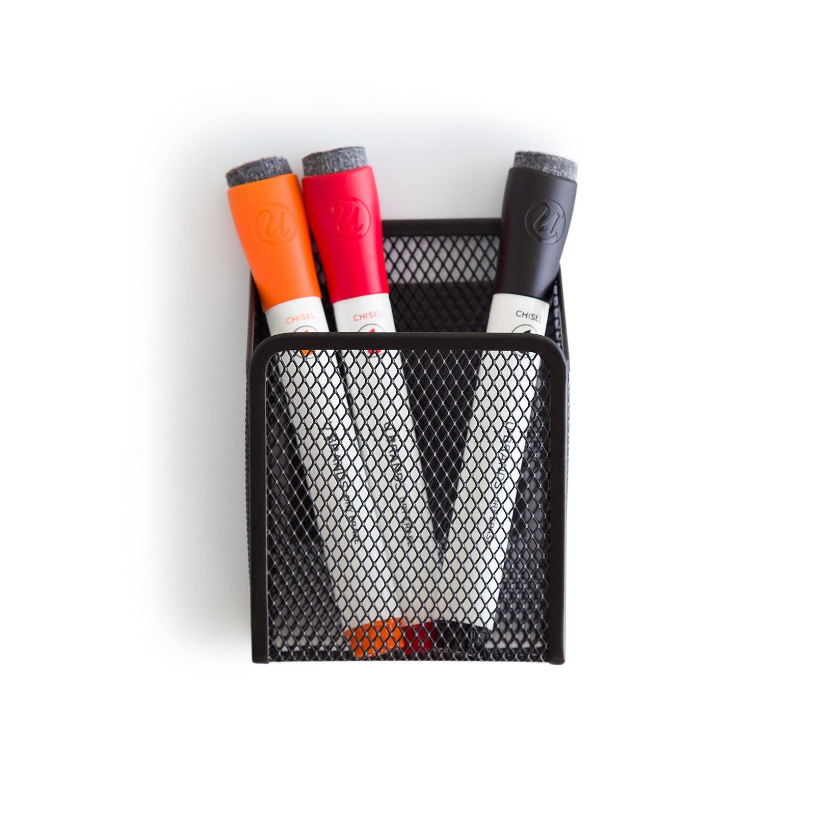 U Brands Black Mesh Locker Organization Kit Includes Magnetic Cup And Folding