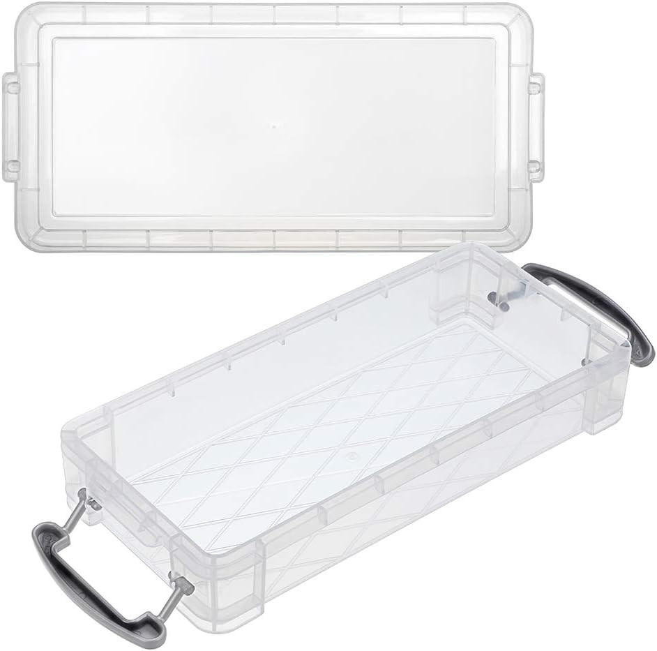 Large Capacity Pencil Box, Office Supplies Storage Organizer Box, Brush Painting