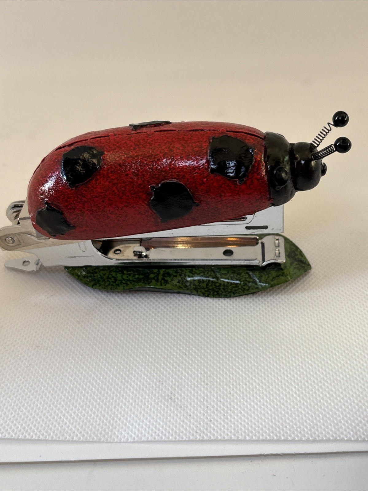 Vintage Ladybug Ceramic Desk Set. New Vintage. Wildlife Foundation Ranger Gift