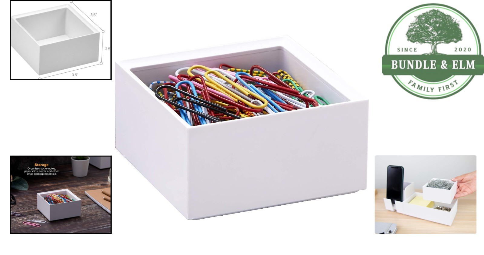 Small Stackable Storage Tray for Desk – Keeps Essentials Neat and Accessible