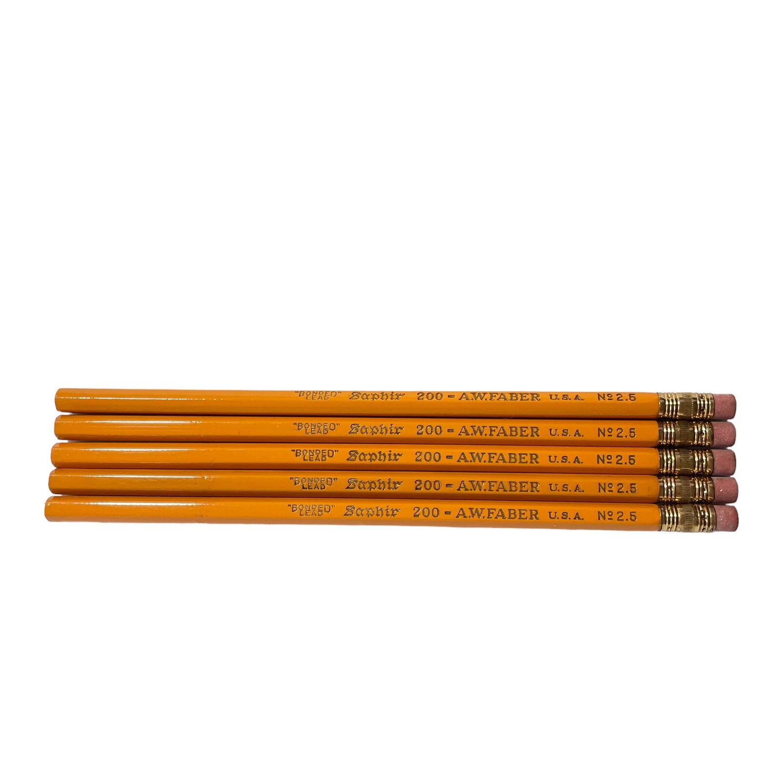 Pencil Holder Handmade w Faber Saphir Pencils Junior Achievement Craft