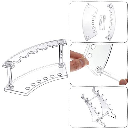 4 Pieces Pen Holder Display Stand Pen Acrylic Stands Clear Pen Rack Organizer