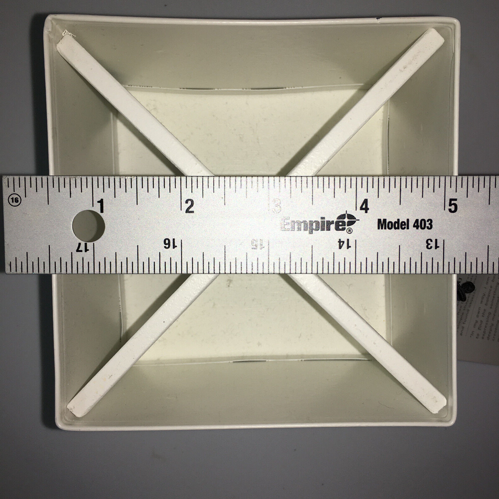 NWT Rae Dunn Desk Organizer White Wooden Desk Spinner Swivel Office Organizer