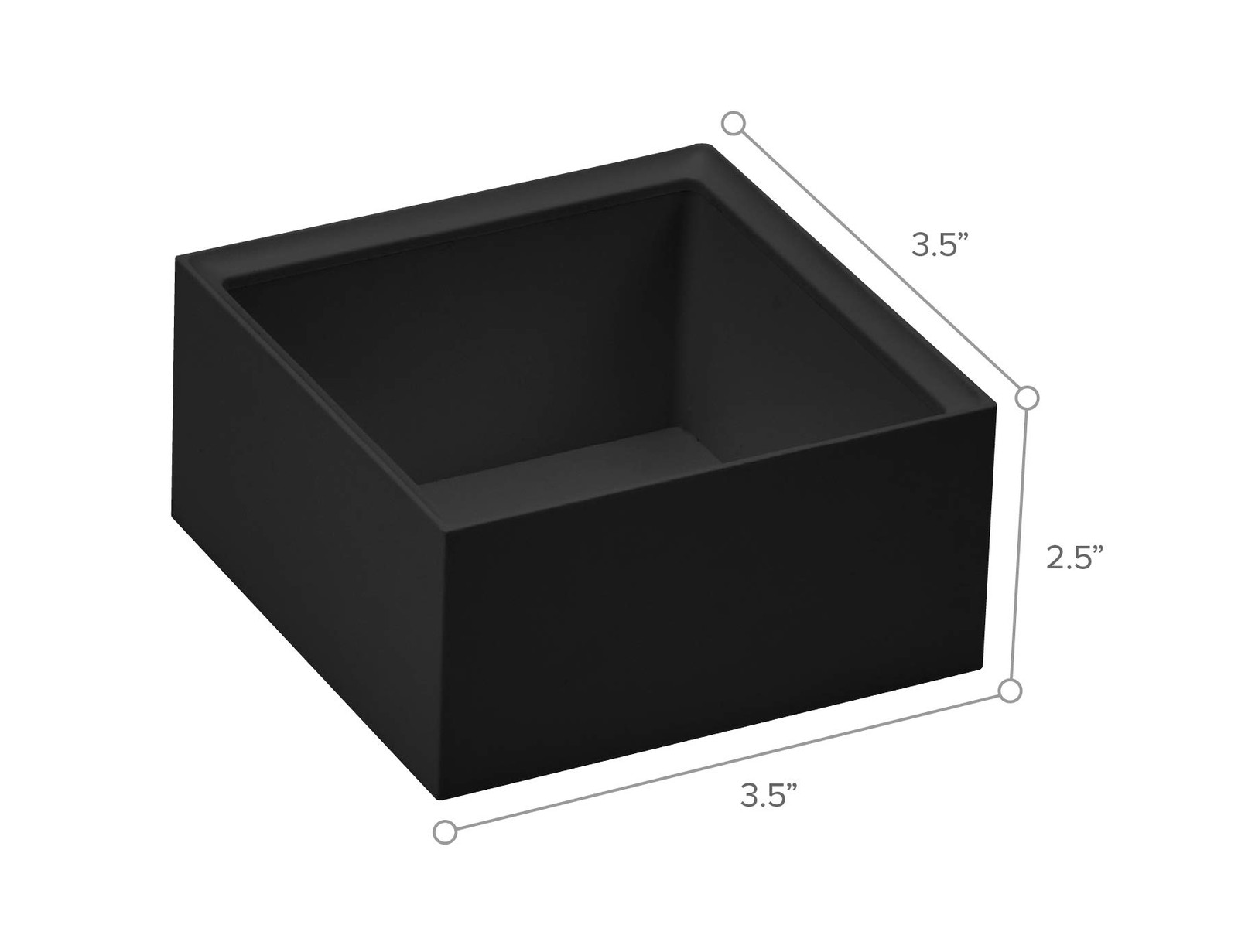 Bostitch Office Konnect Desk Organizer Accessory Tray, Stacks Small, Black