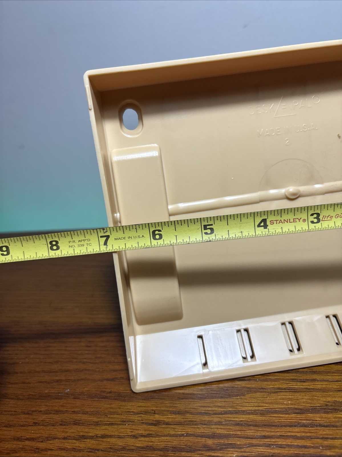 Vintage MCM Retro DESK PAL Tabletop Office Organizer Paper Mail Pens Coins