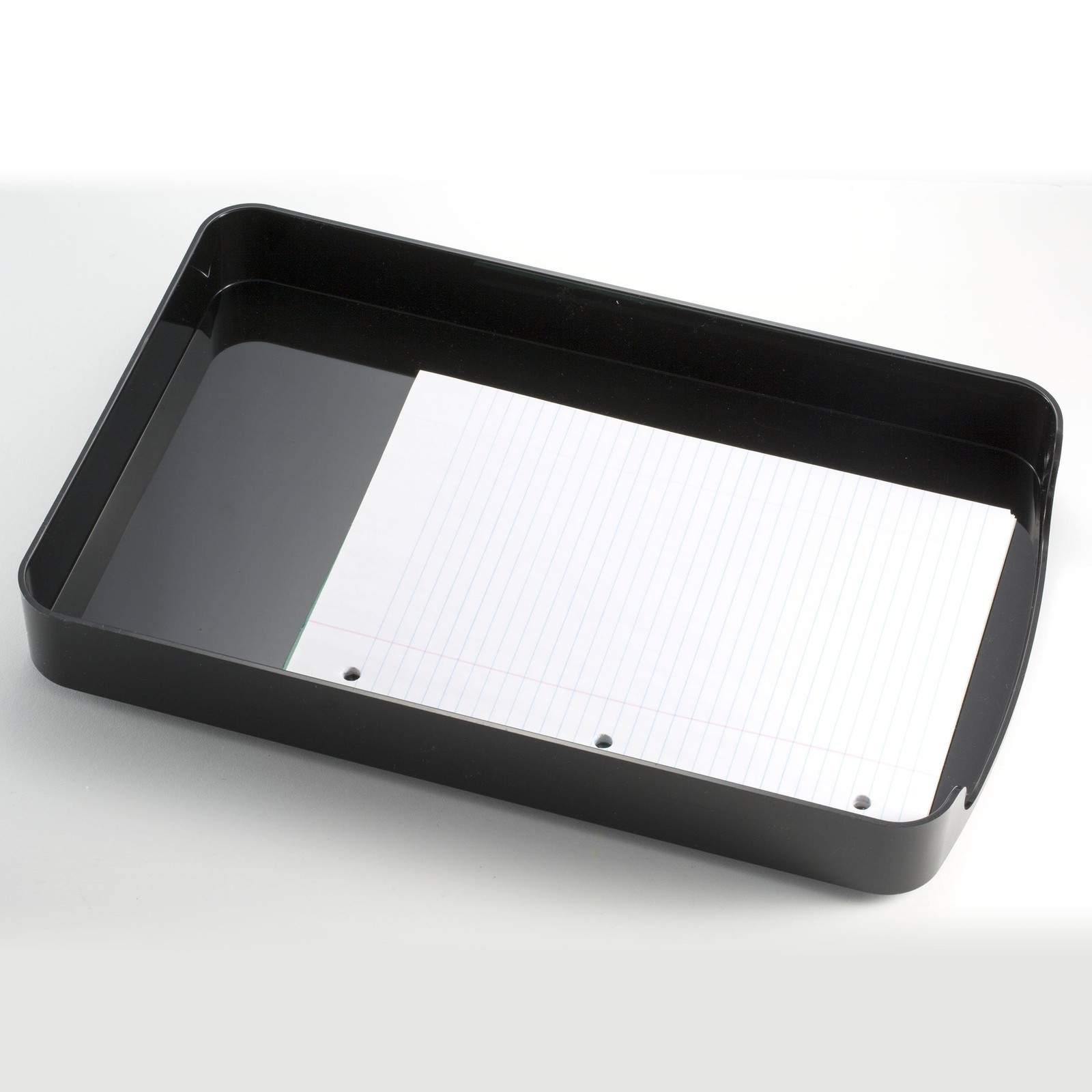 Officemate 2200 Series Executive Legal Tray Front Load Black 22242 Oic22242