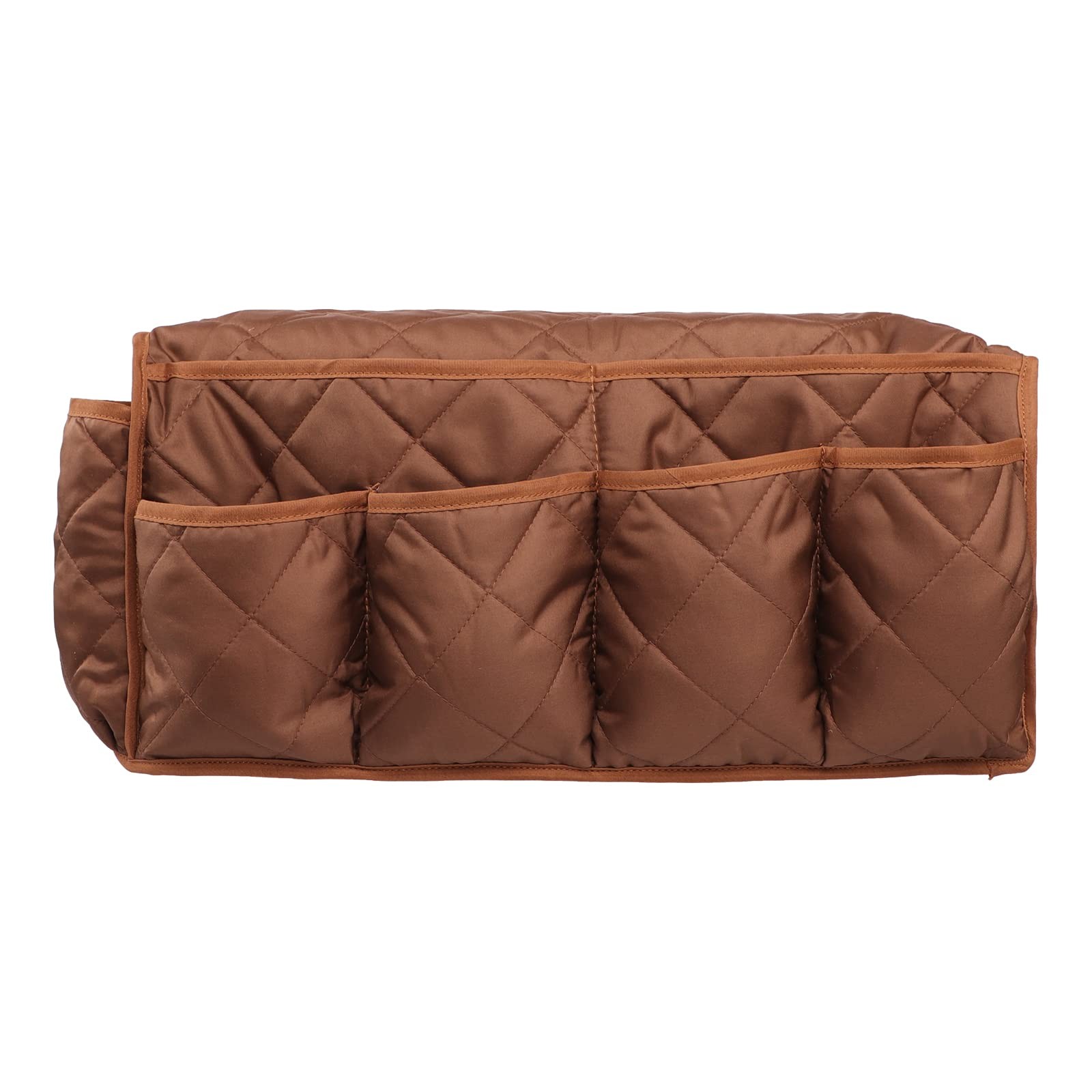 2 in 1 Waterproof Armrest Covers Sofa Arm Organizer with 14 Pockets Pouch