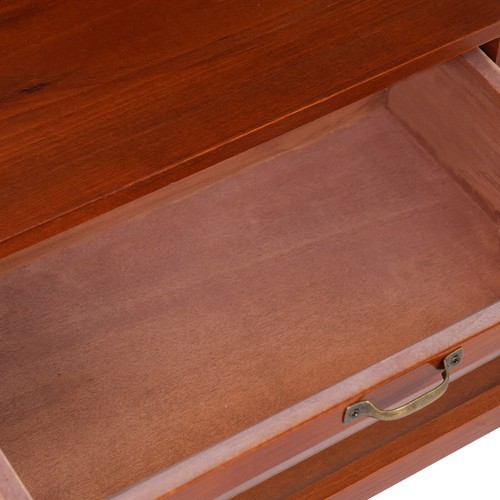 Vintage Desk Organizer Tabletop Storage Organization Box w/ 3 Drawers for Office