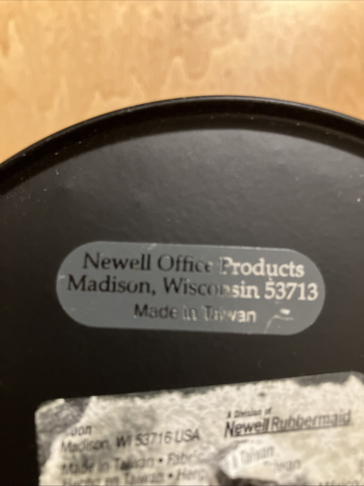 Newell Office Products Black Wire Mesh Container 6 x 4.5 Inches