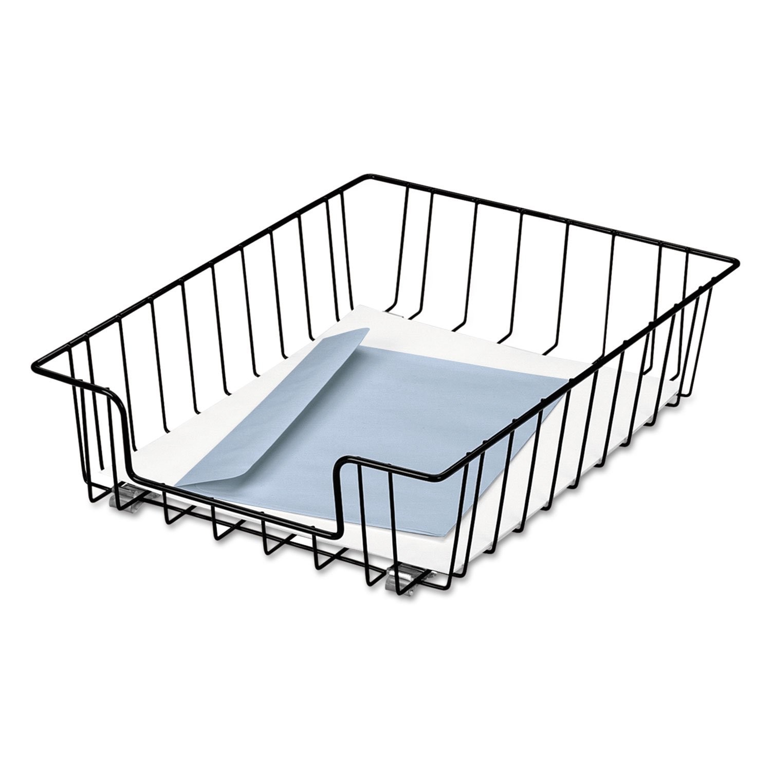 Fellowes Workstation 3″ Letter Desk Tray Organizer, 14.1″ x 10″ x 3″, Black
