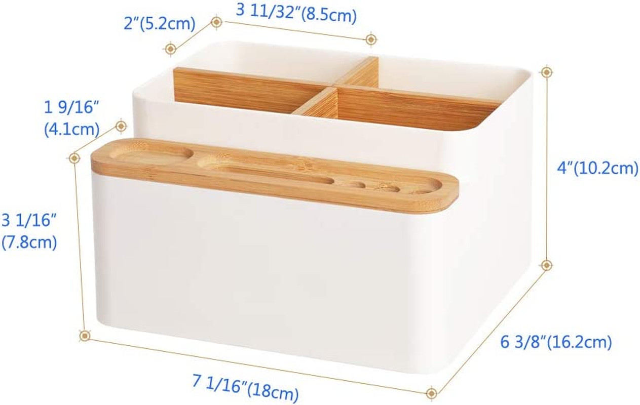 Desktop Storage Box Pencil Pen Holder Makeup Brushes Organizer for Office Suppli