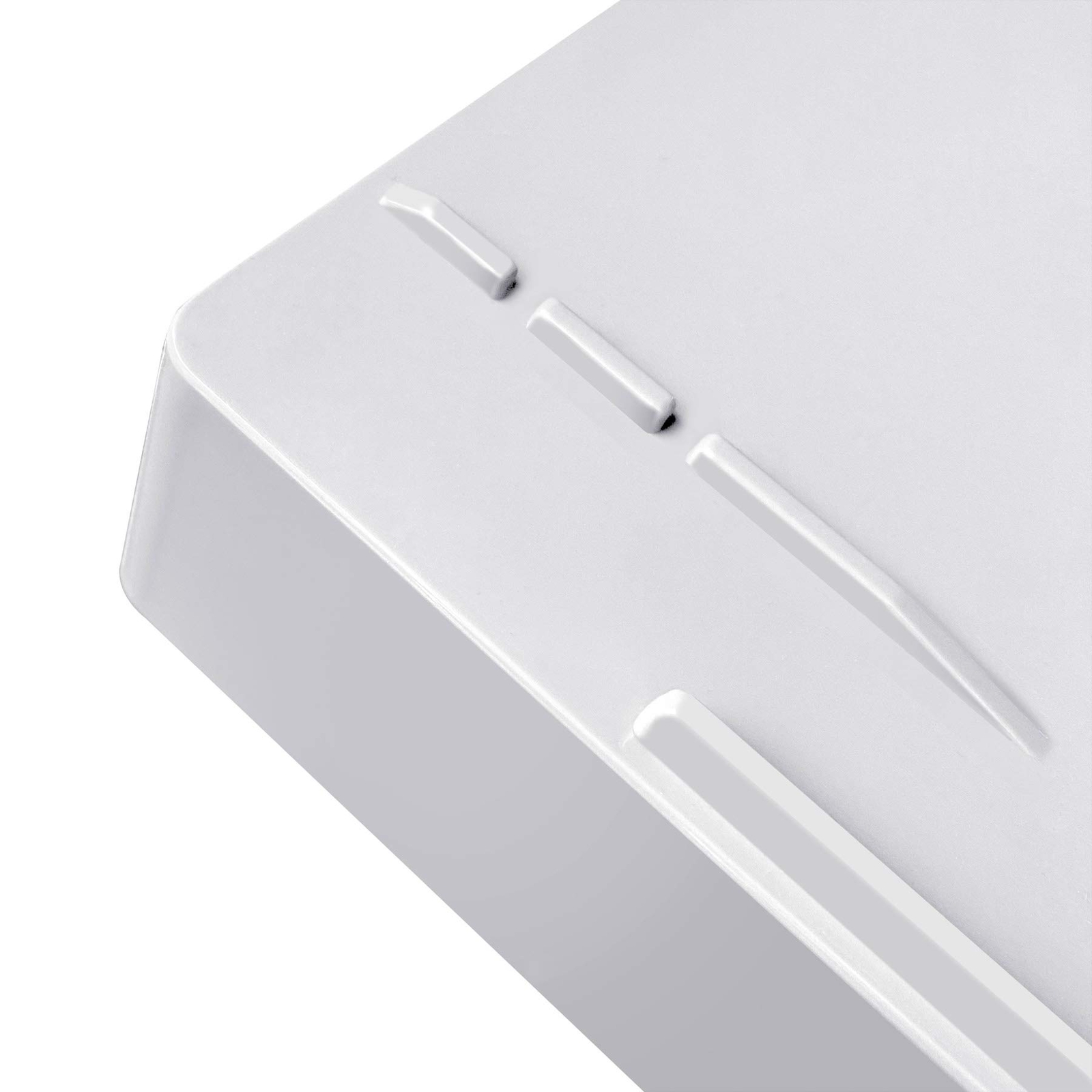 Stackable Letter Tray Front Load Letter Size Plastic White 1 Unit