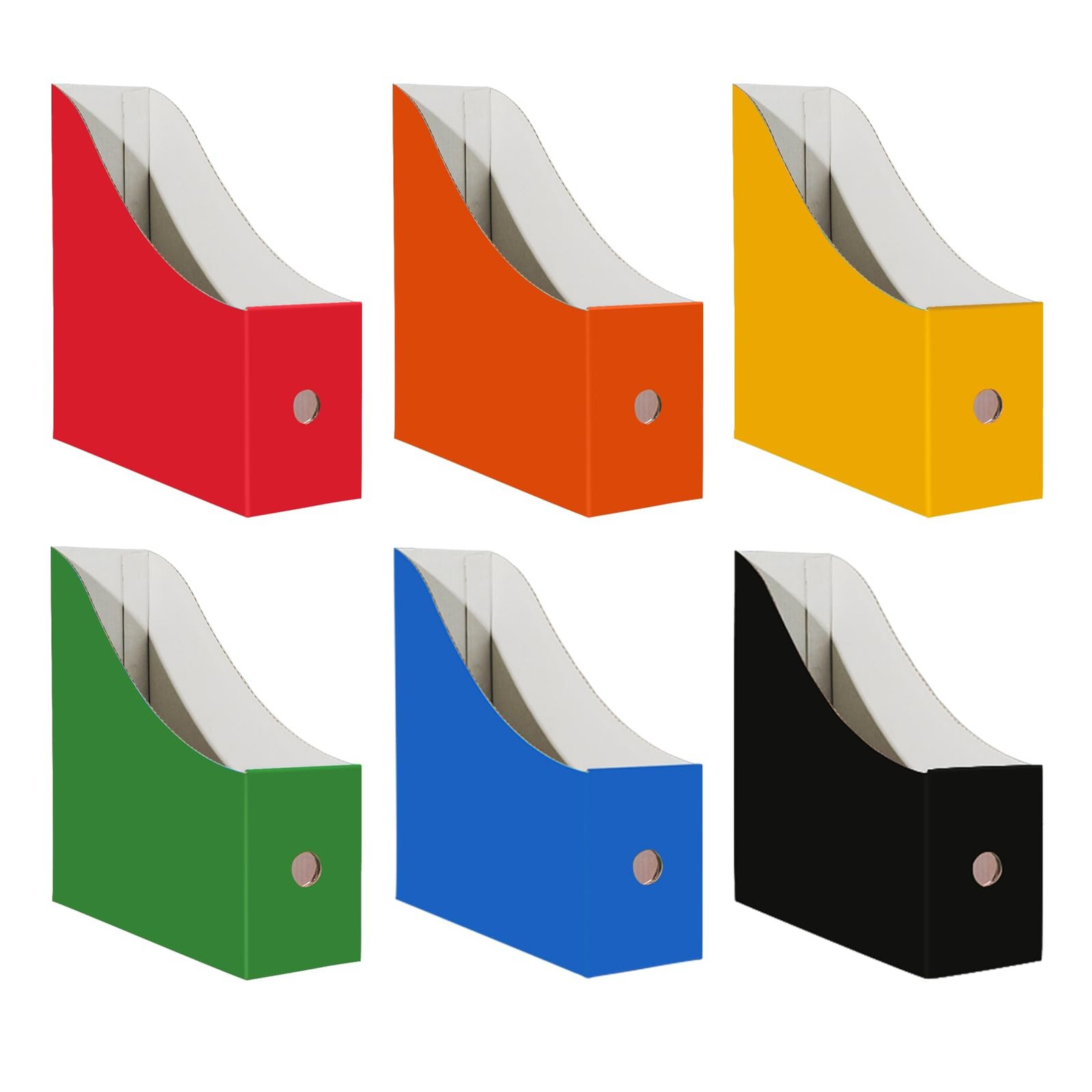 Magazine File Folder Holder for Desk, Book Bins for Classroom Library,Office,Hom