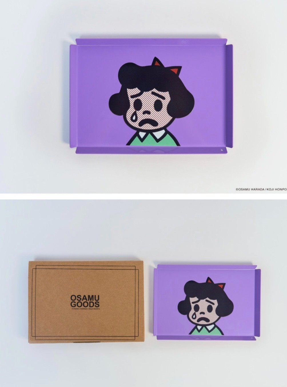 OSAMU GOODS Aluminum Tray Betty Retro Desk Organizer Plate Cute New Korea Japan