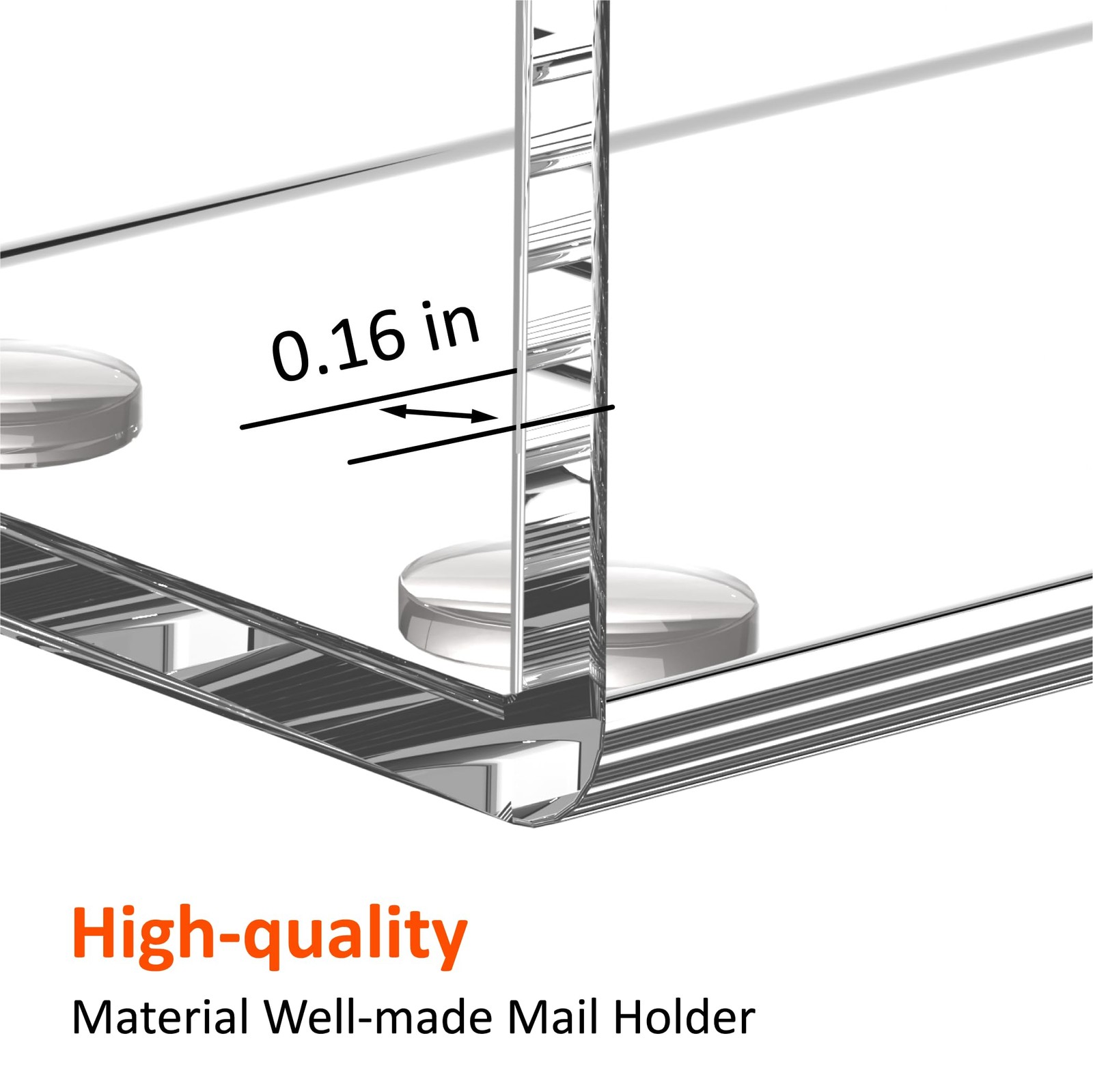 Acrylic Mail Holder, Clear Acrylic File Letter Organizer, Vertical Envelope M…