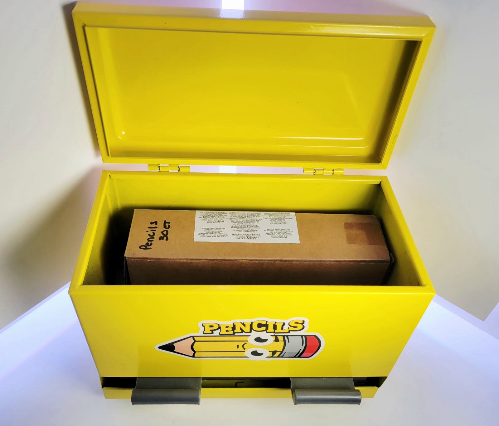 Yellow Classroom Pencil Dispenser & Pencils