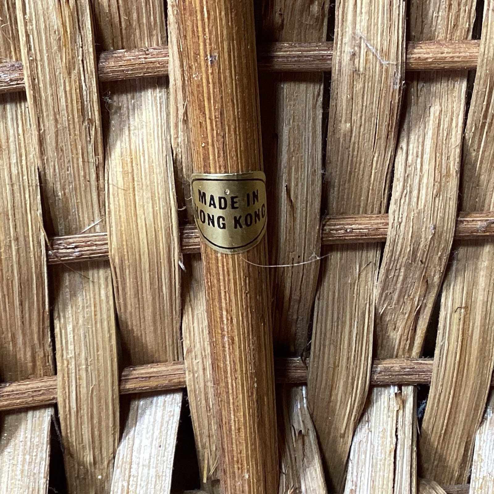 Wicker Rattan Desk Top Letter/Bill Office Work Organizer Boho Hong Kong