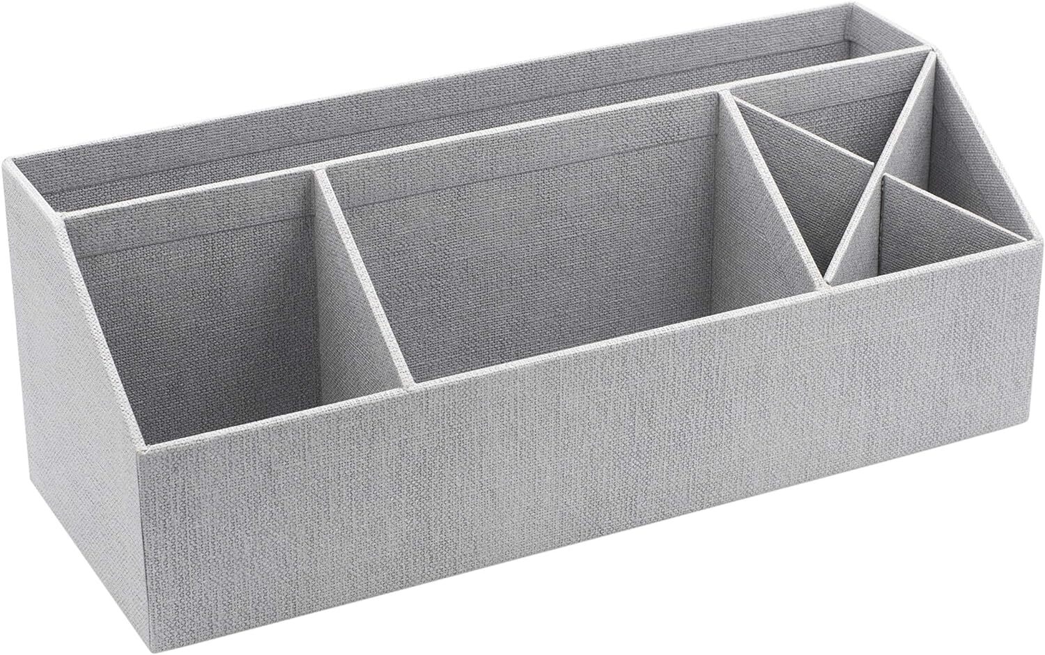 Bigso Elisa Desktop Organizer | Durable Office Desk Organizer | Canvas Gray