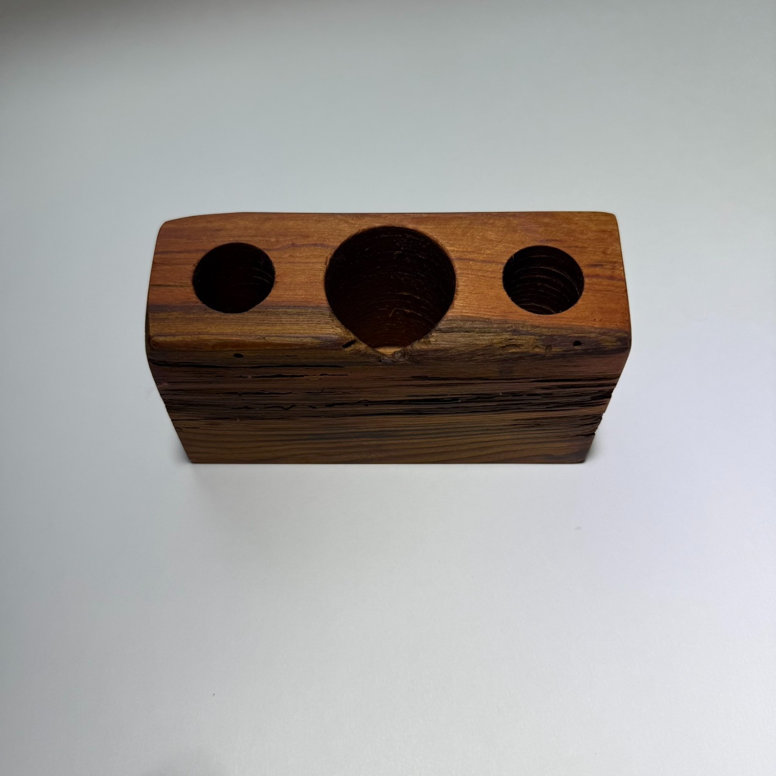 Heart Pine Desk Caddy – Handmade Gift for Writers, Artists, Teachers, or Anyone.