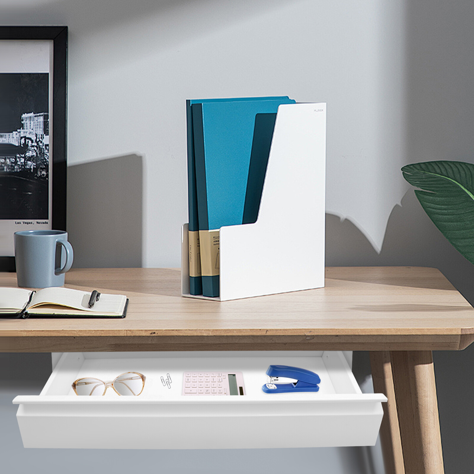 Under Desk Sliding Pull-Out Drawer – Space-Saving Organizer for Workstations