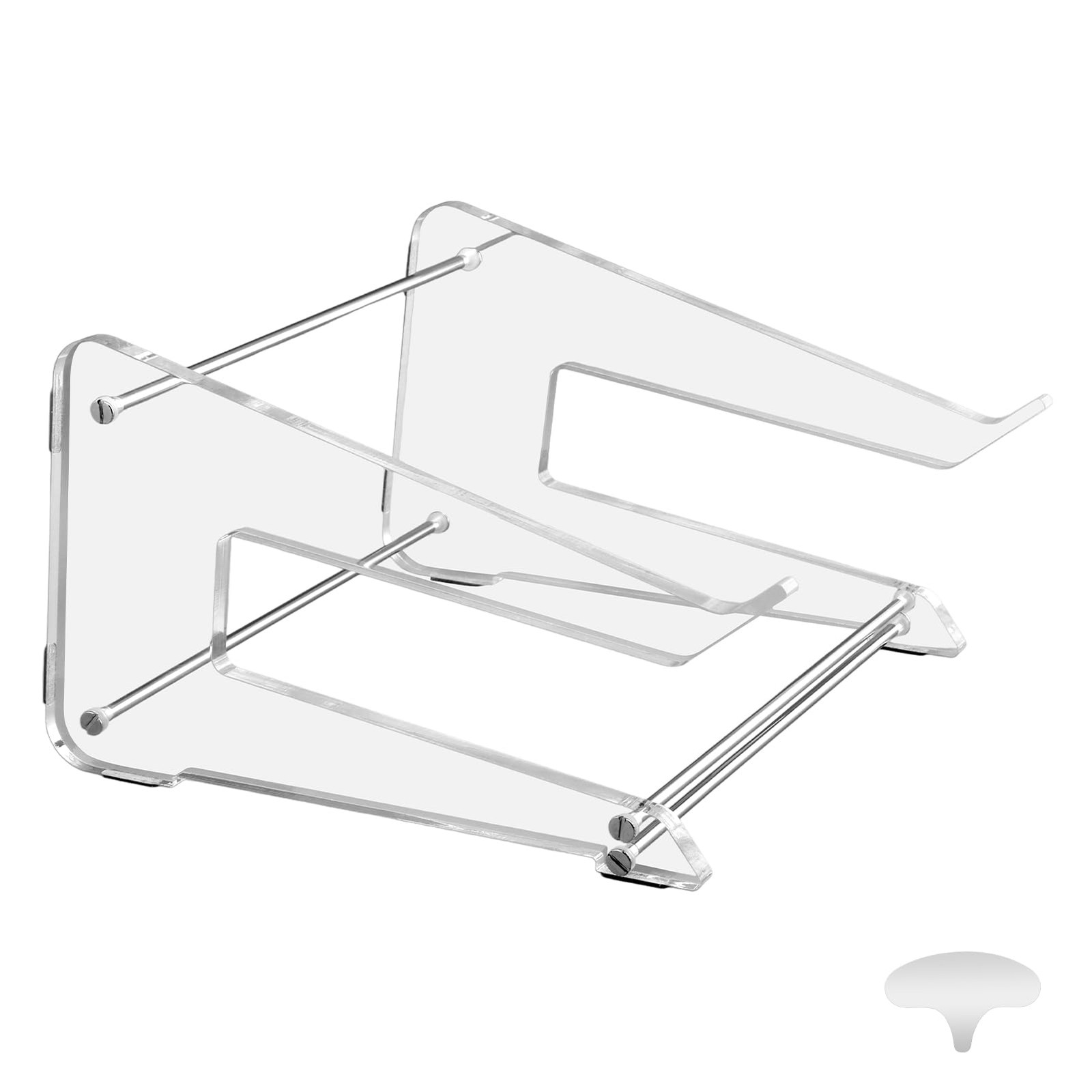 Bibabala Laptop Stand,Acrylic Stand for Desk,Ergonomic Transparent