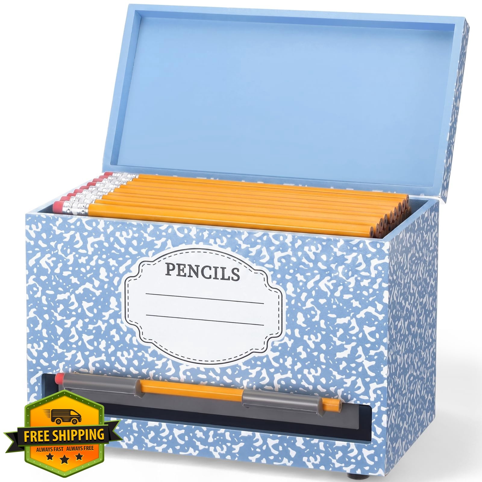 Yalikop 1 Notebook Blue Pencil Dispenser