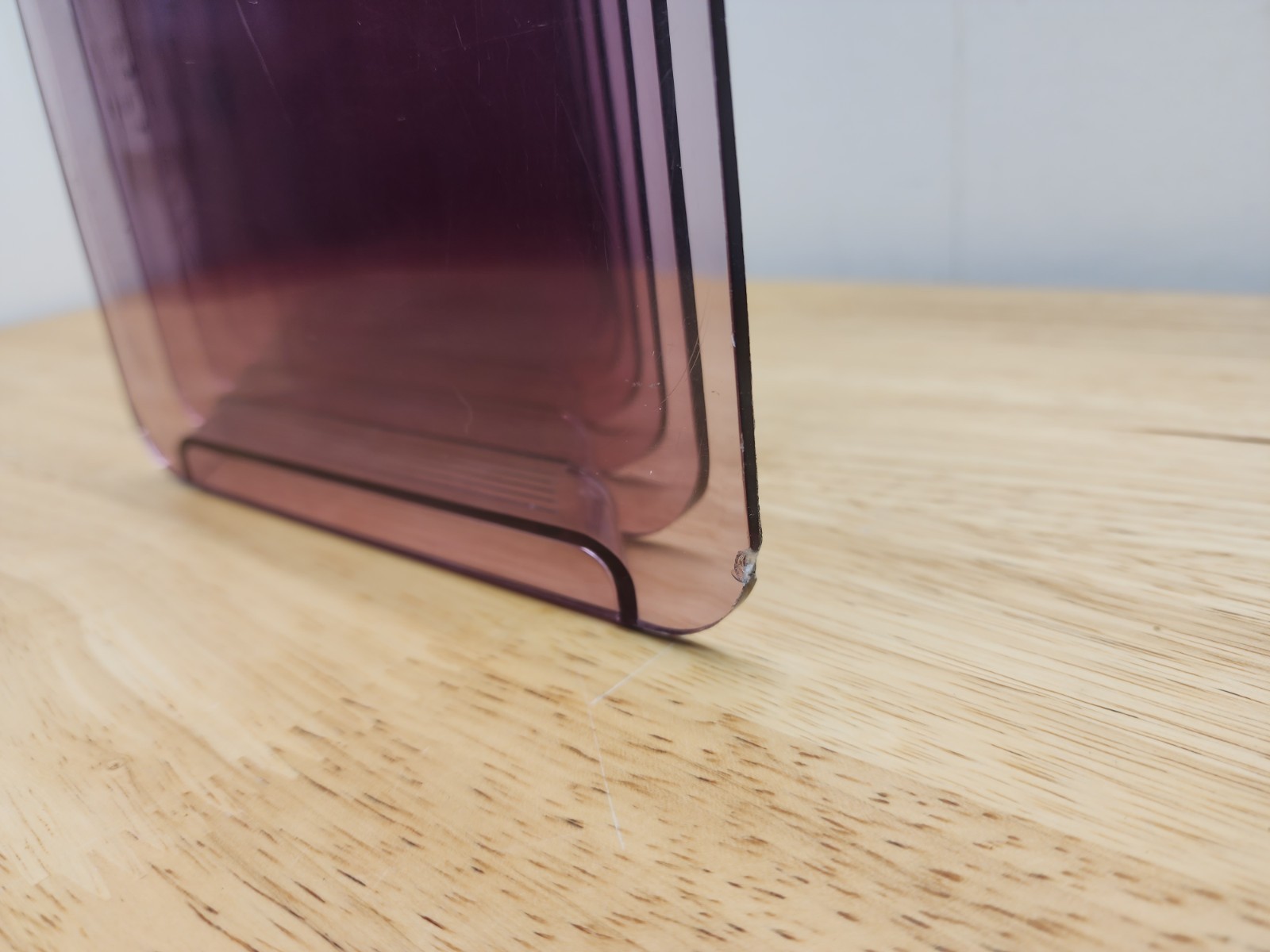 Eldon Six Slot Acrylic Office Desk Organizer Letter Holder Vintage – Purple