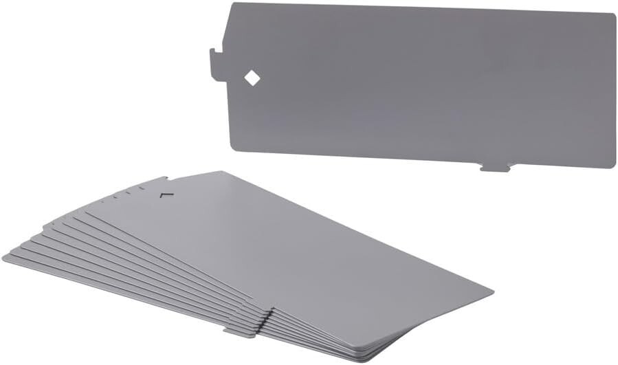 Lateral File Divider Kit 12.4″ x 5″ Platinum Gray LLR60564 Fits Lorell Lateral